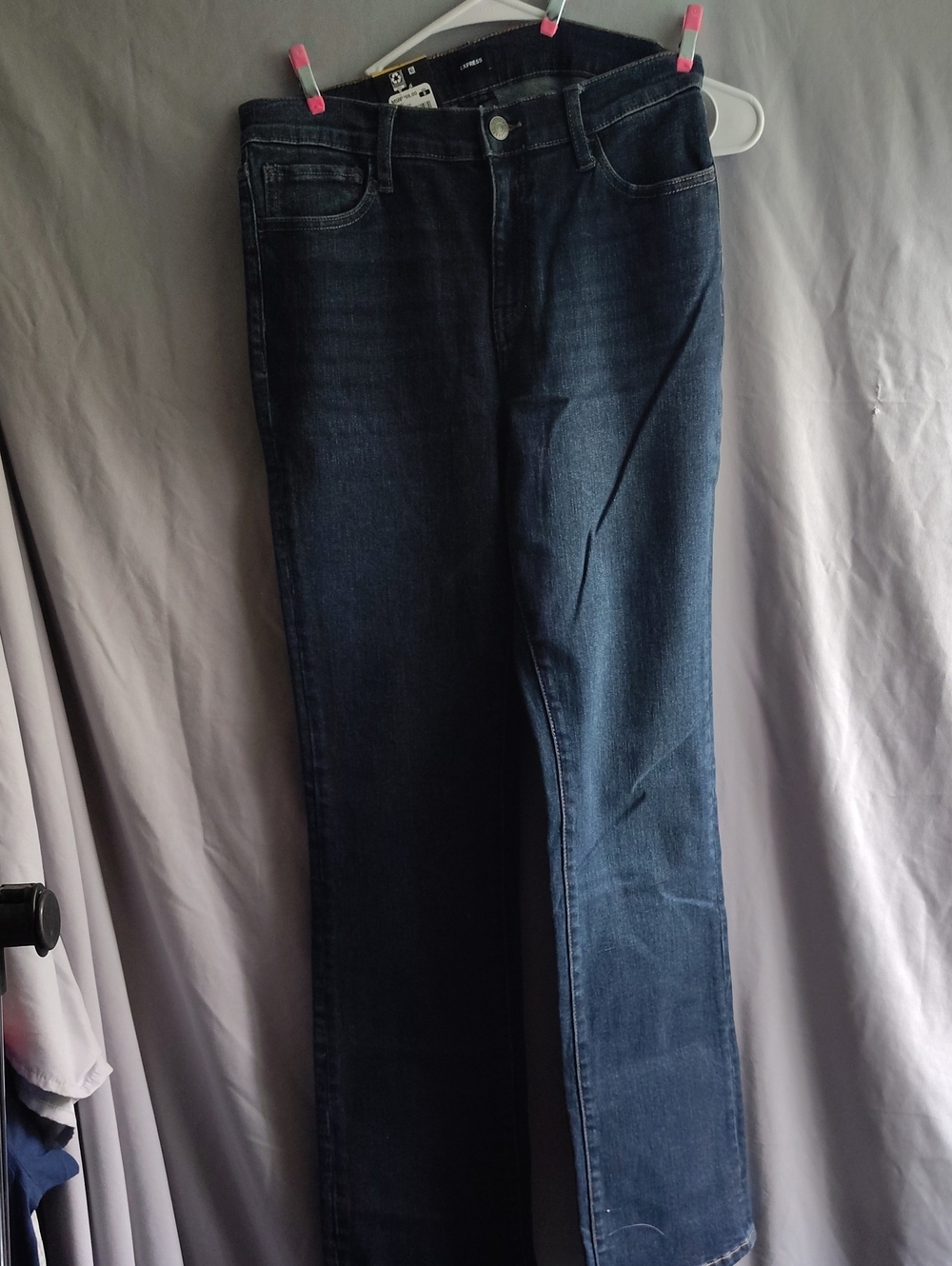 Express Dark Blue Flare Jeans